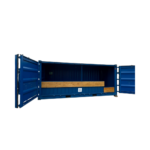 20-foot open-sided container hire