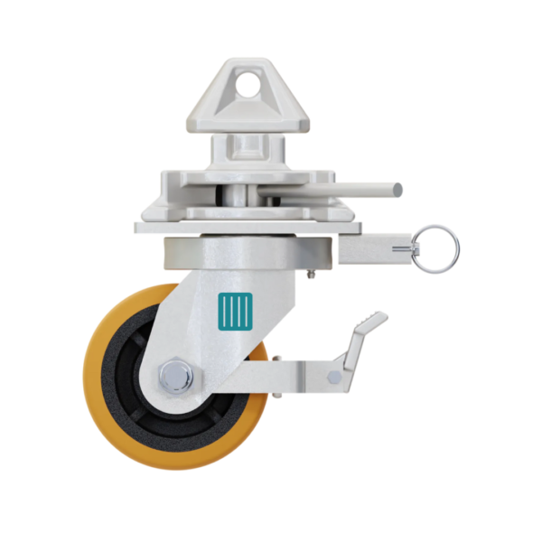 Roue avec frein pour conteneur maritime 1.68 tonnes twistlock