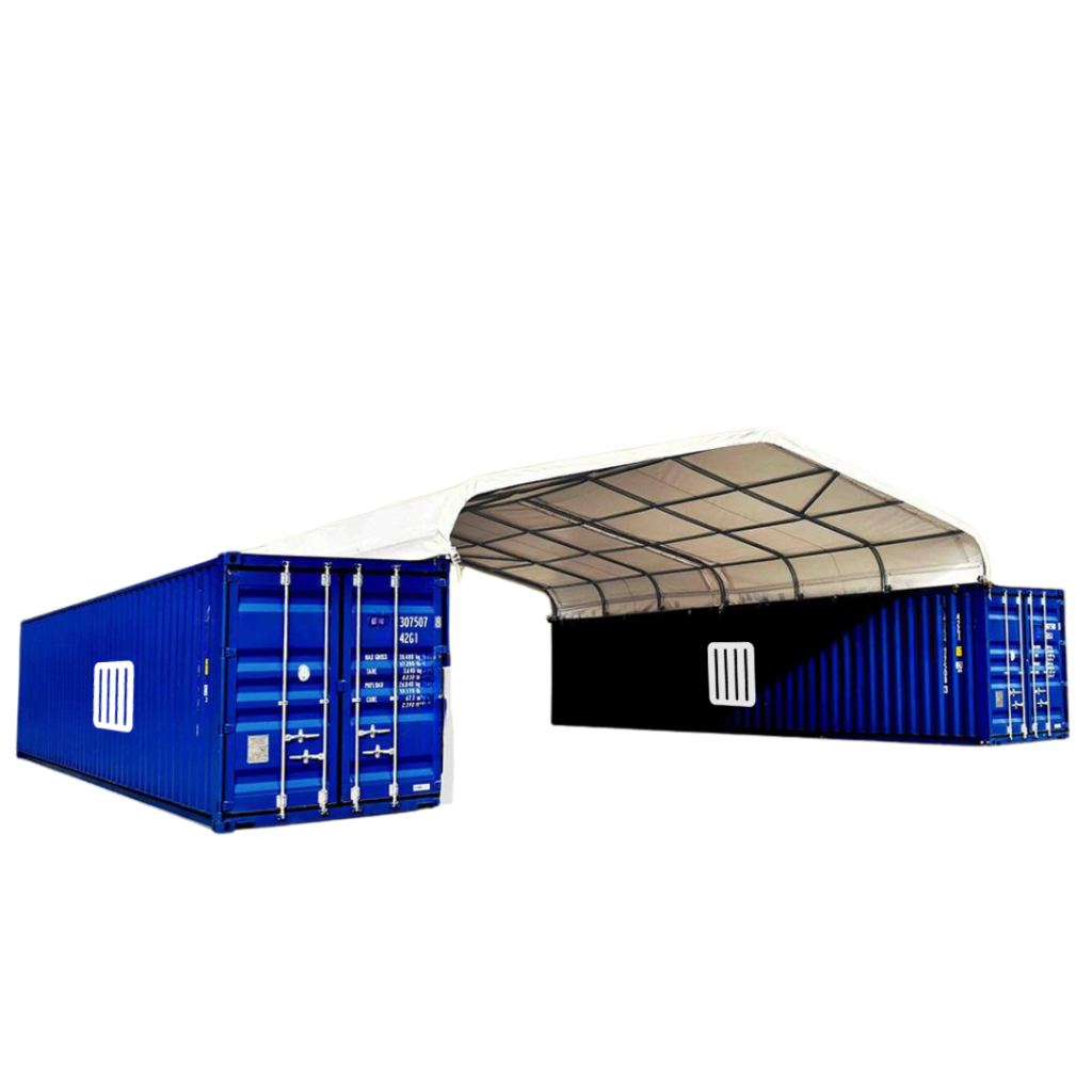 Abri sur conteneur maritime 10×12