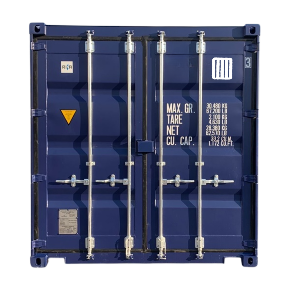 KIT set portes neuves DRY en acier CORTEN pour Containers Maritimes