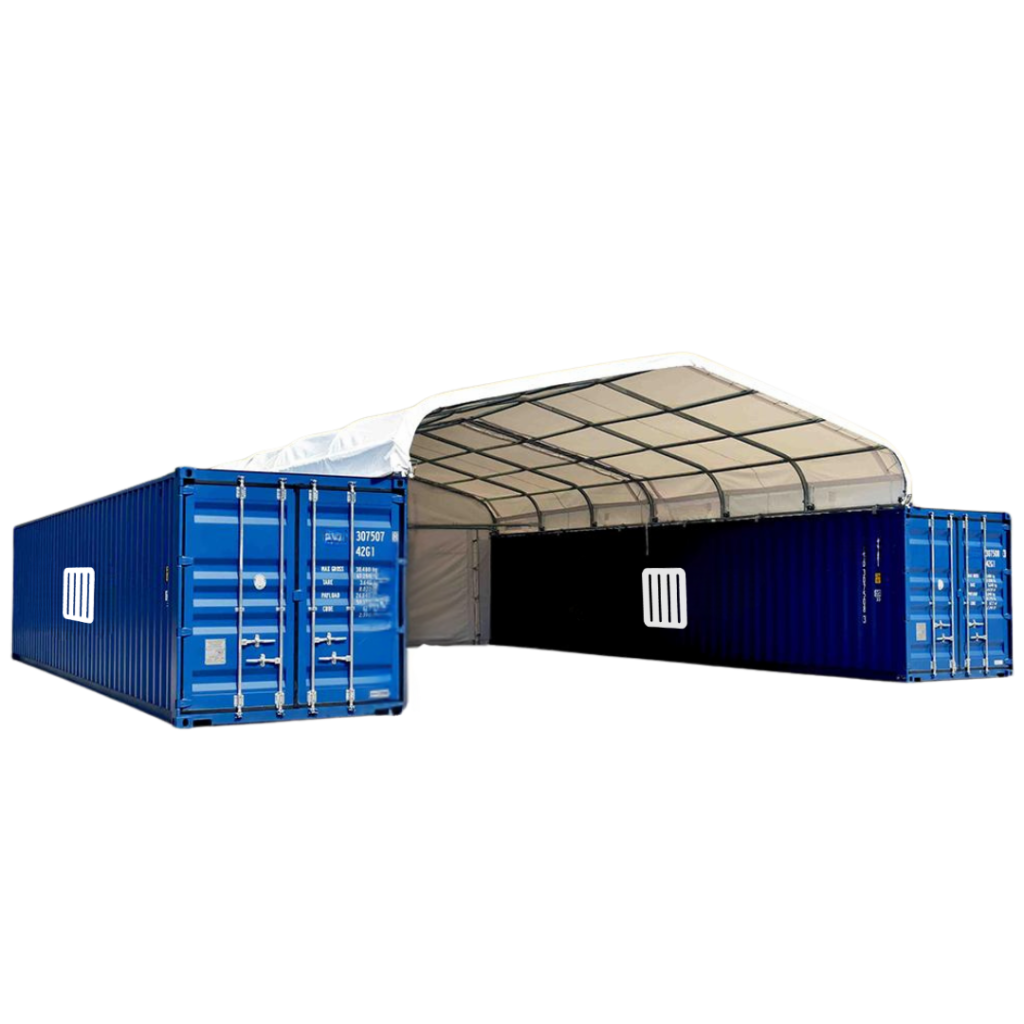 Abri sur container 40 pieds 8×12