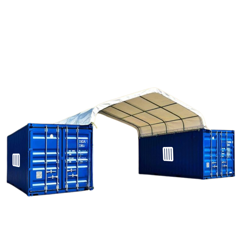 Abri sur conteneur maritime 6×6